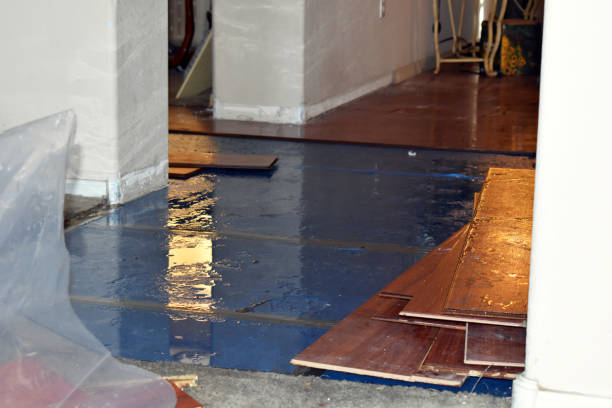 Professional Flood Cleanup technician working in Volant, PA